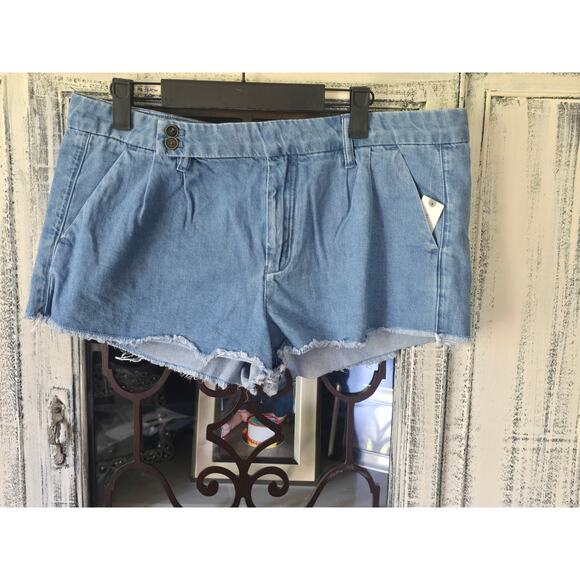 Anthropologie Pilcro The Mini Trouser Denim Shorts - New 31 Waist - Picture 7 of 7